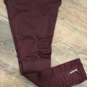 Reebok rust mesh cut out leggings